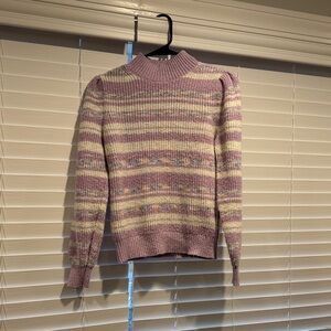 Winter/Spring Striped Sweater